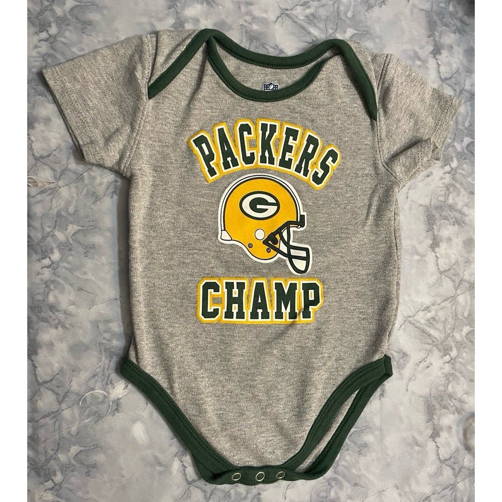 NFL Green Bay Packers Football Baby Onesie Bodysuit Outfit, Size 18 months